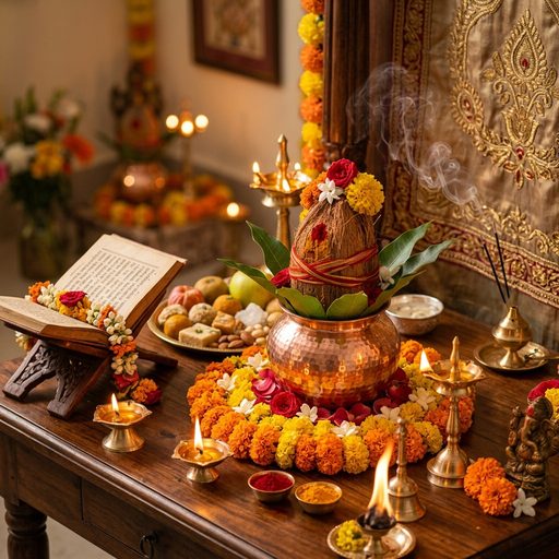 Vedic Pooja Setup